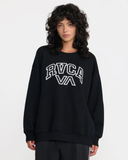 RVCA Women's Squad Oversized Crew - Black