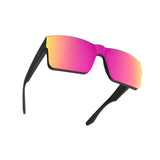 Spy Cyrus Switch Sunglasses - Matte Black - Happy Pink Mirror/Gray Green