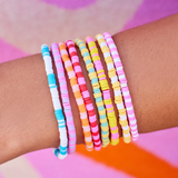 Pura Vida Vacation Vibes Stretch Bracelet 8 PK ~ Multi