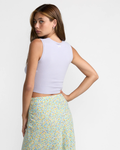 RVCA Womens Shiver Sweater Tank - Cloud Purple