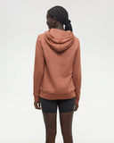 Tentree Womens Juniper Regular Fit Hoodie - Clay Tile Heather White