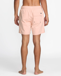 RVCA Opposites Elastic 2 17" Swim Trunk - Peach