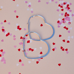 Pura Vida Oversized Heart Hoop Earrings ~ Silver