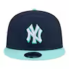 New Era New York Yankees 9FIFTY Snapback Hat - Navy / Turquoise