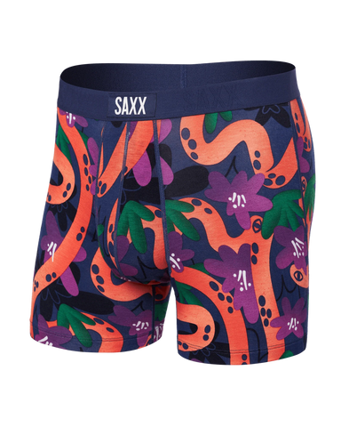Saxx Vibe Super Soft Underwear - Year Of The Snake-Blue