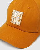 Tentree Boreal Wolf Peak Hat - Caramel / Vintage White