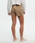 Tentree Women's Hemp Stretch Instow Woven Regular Fit Pull-on Short - Khaki