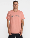 RVCA Mens Big RVCA Short Sleeve Tee - Clay Orange