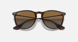 Ray-Ban Erika Sunglasses - Light Havana W/ Brown Polar