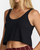 RVCA Womens New Yume Tank Top - Black