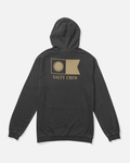 Salty Crew Mens Flagship Fleece Hoodie - Coal