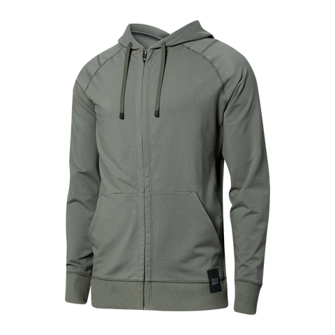 Saxx Mens Downtime Full Zip Hoodie
