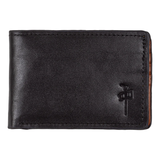RDS Genuine Leather Wallet - Black/Tan
