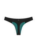 Huha Women's Low Profile Thong Mineral Undies - Black
