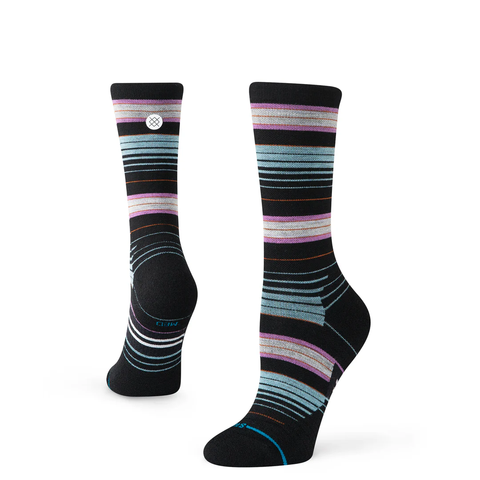 Stance Womens Rockford Light Wool Crew Socks - Berry