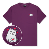 Ripndip Nermal Loves Pocket Tee - Plum