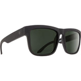 Spy Discord Sunglasses - Soft Matte Black - Happy Gray Green Polar