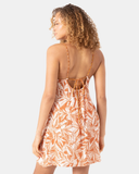 Roxy Women's Ray Of Sunshine Cover Up Dress - Rust Multi