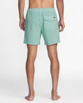 RVCA VA Pigment Elastic 16" Swim Trunk - Blue Haze