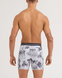 Saxx Volt Breathable Mesh Underwear - Gridiron Action - Grey Heather