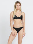 Volcom Womens Simply Solid Full Bikini Bottom