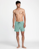 RVCA Mens VA Pigment Elastic Short Trunk 16" - Blue Haze