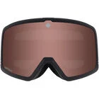 Spy Megalith Snow Goggles - Everblack w/ Happy Boost LL Coral and Happy LL Yellow