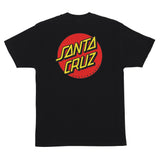 Santa Cruz Mens Classic Dot T-Shirt - Black