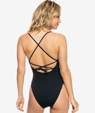 Roxy Women's SD Beach Classics Fashion One Piece Swimsuit - Anthracite