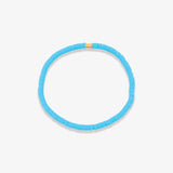 Pura Vida Solid Cabrillo Stretch Bracelet ~ Sky Blue