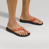 OluKai Mens ‘Ohana Water-Friendly Beach Sandals - Dirt / Lava Rock