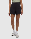 Tentree Women's Solstice Flat Front Pull-On Short - Meteorite Black