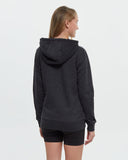 Tentree Womens Juniper Regular Fit Zip Hoodie - Meteorite Black Heather