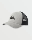Quiksilver Mens Grounder Trucker Hat - Heather Grey
