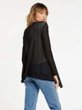 Volcom Womens Go Go Wrap Cardigan - Black
