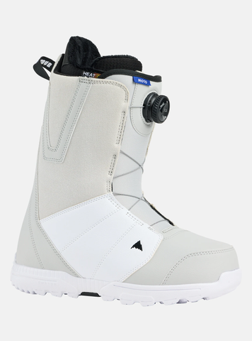 Burton Men's Moto BOA® Snowboard Boots - Gray Cloud
