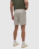 Tentree Mens Mullan Organic Cotton Front Zip Short - Sand Stone