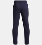 Under Armour Boys' UA Rival Fleece Colourblock Graphic Jogger - Washed Navy / Blue Atlantis - 403