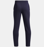 Under Armour Boys' UA Rival Fleece Colourblock Graphic Jogger - Washed Navy / Blue Atlantis - 403