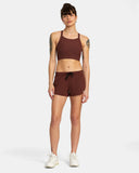 RVCA Womens VA Essential Low-Rise Yogger X Technical Training Shorts