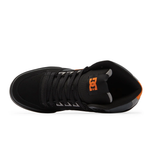 DC Men's Pure High-Top WC Shoes - Black/Orange