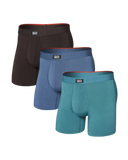 Saxx Vibe Xtra Soft (3 Pack) Underwear - Seascape/Indigo/Dark Chocolate