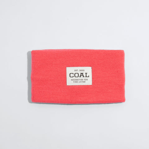 Coal The Uniform Recycled Knit Ear Warmer - Salmon
