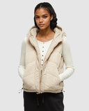 Tentree Womens Collins Vest - Warm Oak / Birchwood