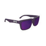 Spy Helm Sunglasses - Matte Plum - Happy Gray Green Dark Purple Spectra Mirror