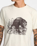 RVCA Mens Horton Possum Short Sleeve Tee - Ceramic