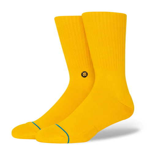 Stance Icon Crew Sock - Yellow