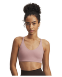 Under Armour Women's UA Motion Women's Sports Bra - Tourmaline Pink / White - 673
