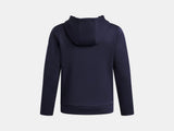 Under Armour Boys' Armour Fleece® Pro Hoodie - Midnight Navy / White - 410