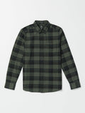 Volcom Mens Caden Plaid Flannel Shirt